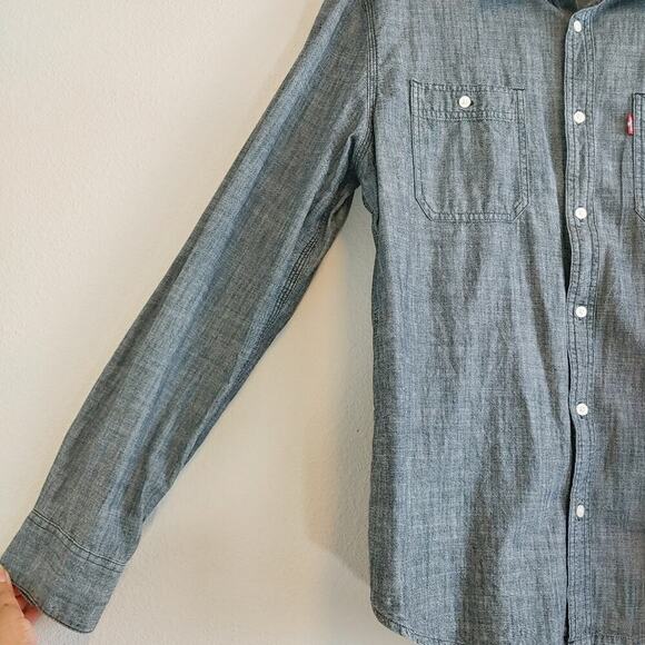 Levi's Men's Modern Fit Long Sleeve Button Up Shirt Sz XL - Picture 3 of 13